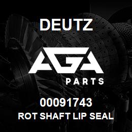 00091743 Deutz ROT SHAFT LIP SEAL | AGA Parts