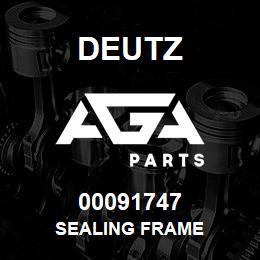 00091747 Deutz SEALING FRAME | AGA Parts