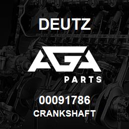 00091786 Deutz CRANKSHAFT | AGA Parts
