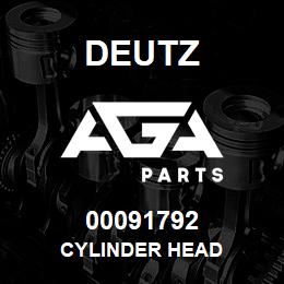 00091792 Deutz CYLINDER HEAD | AGA Parts