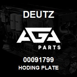 00091799 Deutz HODING PLATE | AGA Parts