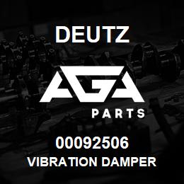 00092506 Deutz VIBRATION DAMPER | AGA Parts