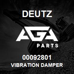 00092801 Deutz VIBRATION DAMPER | AGA Parts