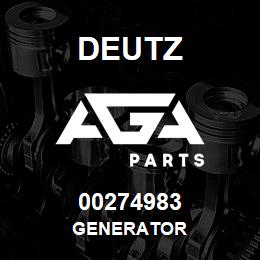 00274983 Deutz GENERATOR | AGA Parts