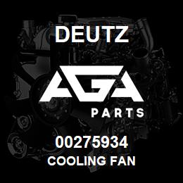 00275934 Deutz COOLING FAN | AGA Parts