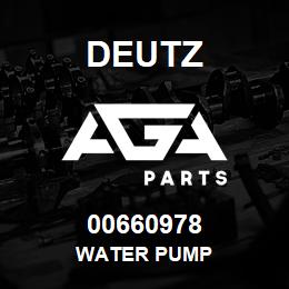 00660978 Deutz WATER PUMP | AGA Parts
