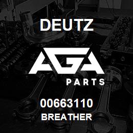 00663110 Deutz BREATHER | AGA Parts