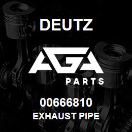 00666810 Deutz EXHAUST PIPE | AGA Parts