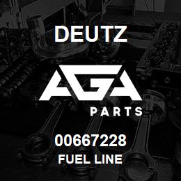 00667228 Deutz FUEL LINE | AGA Parts