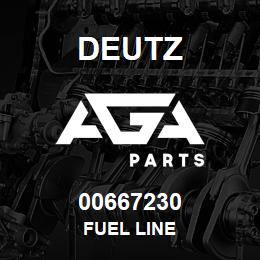 00667230 Deutz FUEL LINE | AGA Parts