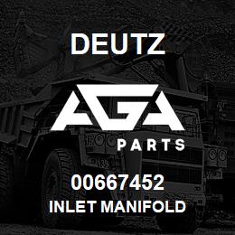 00667452 Deutz INLET MANIFOLD | AGA Parts
