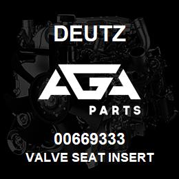 00669333 Deutz VALVE SEAT INSERT | AGA Parts