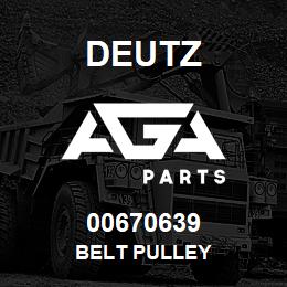 00670639 Deutz BELT PULLEY | AGA Parts