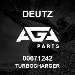 00671242 Deutz TURBOCHARGER | AGA Parts