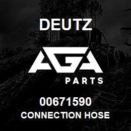 00671590 Deutz CONNECTION HOSE | AGA Parts