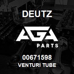 00671598 Deutz VENTURI TUBE | AGA Parts