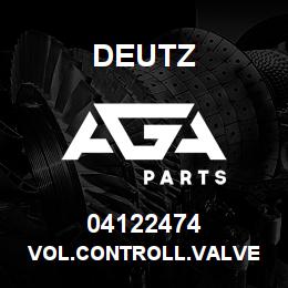 04122474 Deutz VOL.CONTROLL.VALVE | AGA Parts