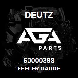 60000398 Deutz FEELER GAUGE | AGA Parts