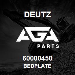 60000450 Deutz BEDPLATE | AGA Parts