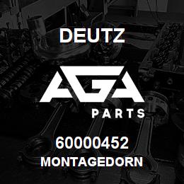 60000452 Deutz MONTAGEDORN | AGA Parts