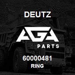 60000481 Deutz RING | AGA Parts
