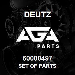 60000497 Deutz SET OF PARTS | AGA Parts