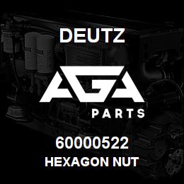 60000522 Deutz HEXAGON NUT | AGA Parts