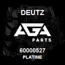 60000527 Deutz PLATINE | AGA Parts