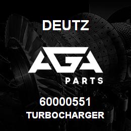 60000551 Deutz TURBOCHARGER | AGA Parts