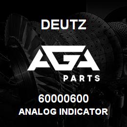 60000600 Deutz ANALOG INDICATOR | AGA Parts