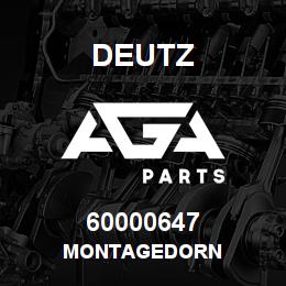 60000647 Deutz MONTAGEDORN | AGA Parts