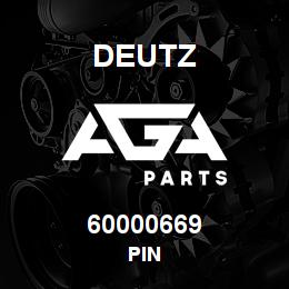 60000669 Deutz PIN | AGA Parts