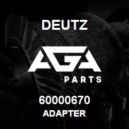 60000670 Deutz ADAPTER | AGA Parts