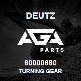 60000680 Deutz TURNING GEAR | AGA Parts