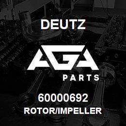 60000692 Deutz ROTOR/IMPELLER | AGA Parts