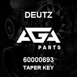 60000693 Deutz TAPER KEY | AGA Parts