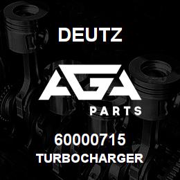 60000715 Deutz TURBOCHARGER | AGA Parts