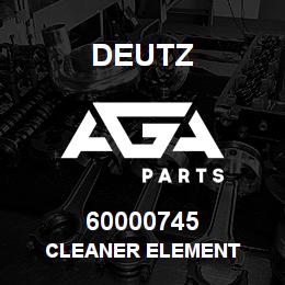 60000745 Deutz CLEANER ELEMENT | AGA Parts