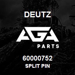 60000752 Deutz SPLIT PIN | AGA Parts
