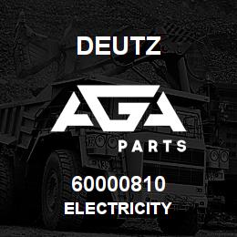 60000810 Deutz ELECTRICITY | AGA Parts