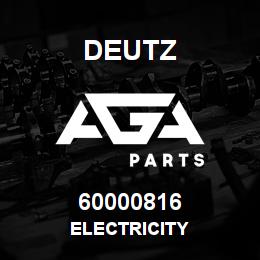 60000816 Deutz ELECTRICITY | AGA Parts