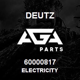 60000817 Deutz ELECTRICITY | AGA Parts