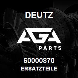 60000870 Deutz ERSATZTEILE | AGA Parts