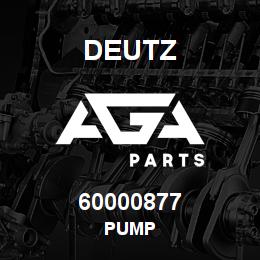 60000877 Deutz PUMP | AGA Parts