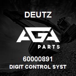 60000891 Deutz DIGIT CONTROL SYST | AGA Parts