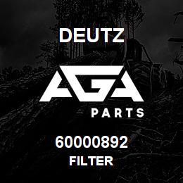 60000892 Deutz FILTER | AGA Parts