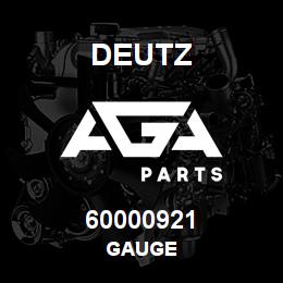 60000921 Deutz GAUGE | AGA Parts