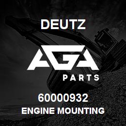 60000932 Deutz ENGINE MOUNTING | AGA Parts