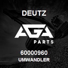 60000960 Deutz UMWANDLER | AGA Parts