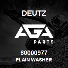 60000977 Deutz PLAIN WASHER | AGA Parts